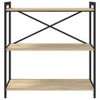 Bücherregal Sonoma-Eiche 80 x 30 x 85 cm Holzwerkstoff