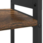 Bücherregal Geräucherte Eiche 80 x 30 x 85 cm Holzwerkstoff