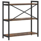 Bücherregal Geräucherte Eiche 80 x 30 x 85 cm Holzwerkstoff