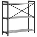 Bücherregal Grau Sonoma 80 x 30 x 85 cm Holzwerkstoff