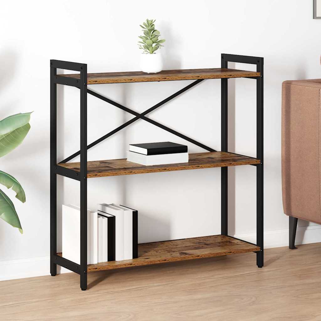Bücherregal Altholz 80 x 30 x 85 cm Holzwerkstoff