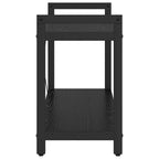 Bücherregal Schwarz Eichen-Optik 80 x 30 x 50 cm Holzwerkstoff