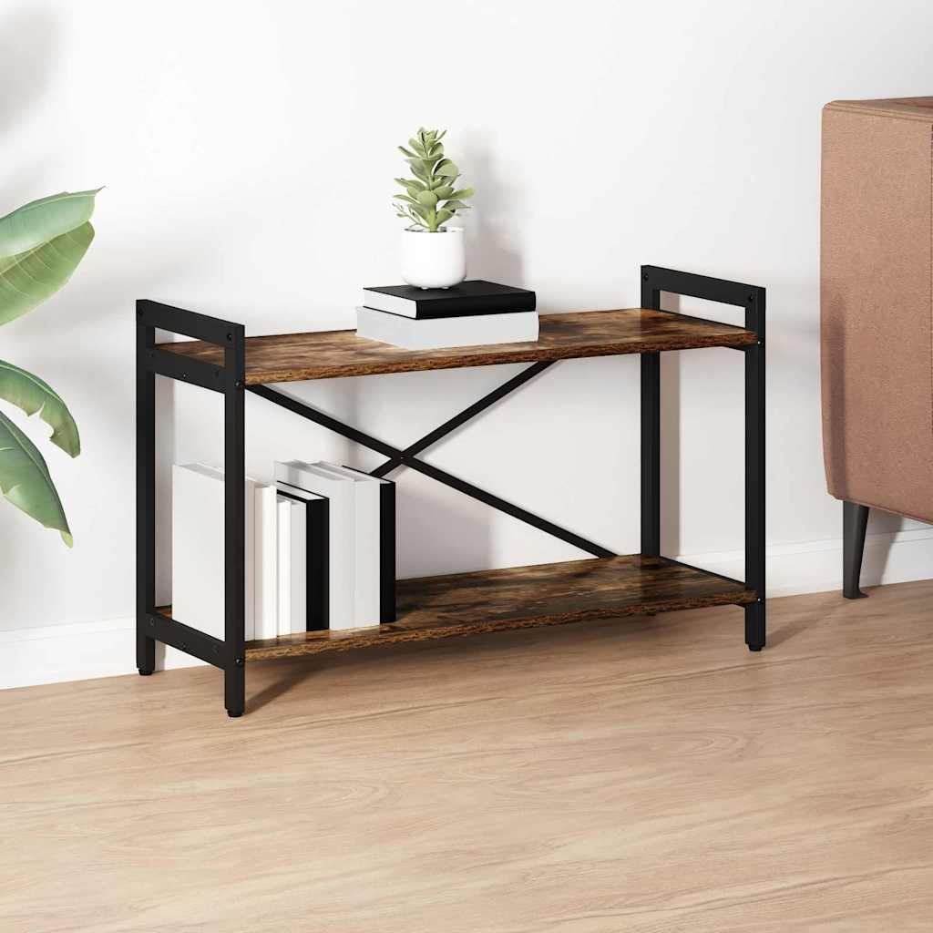 Bücherregal Geräucherte Eiche 80 x 30 x 50 cm Holzwerkstoff