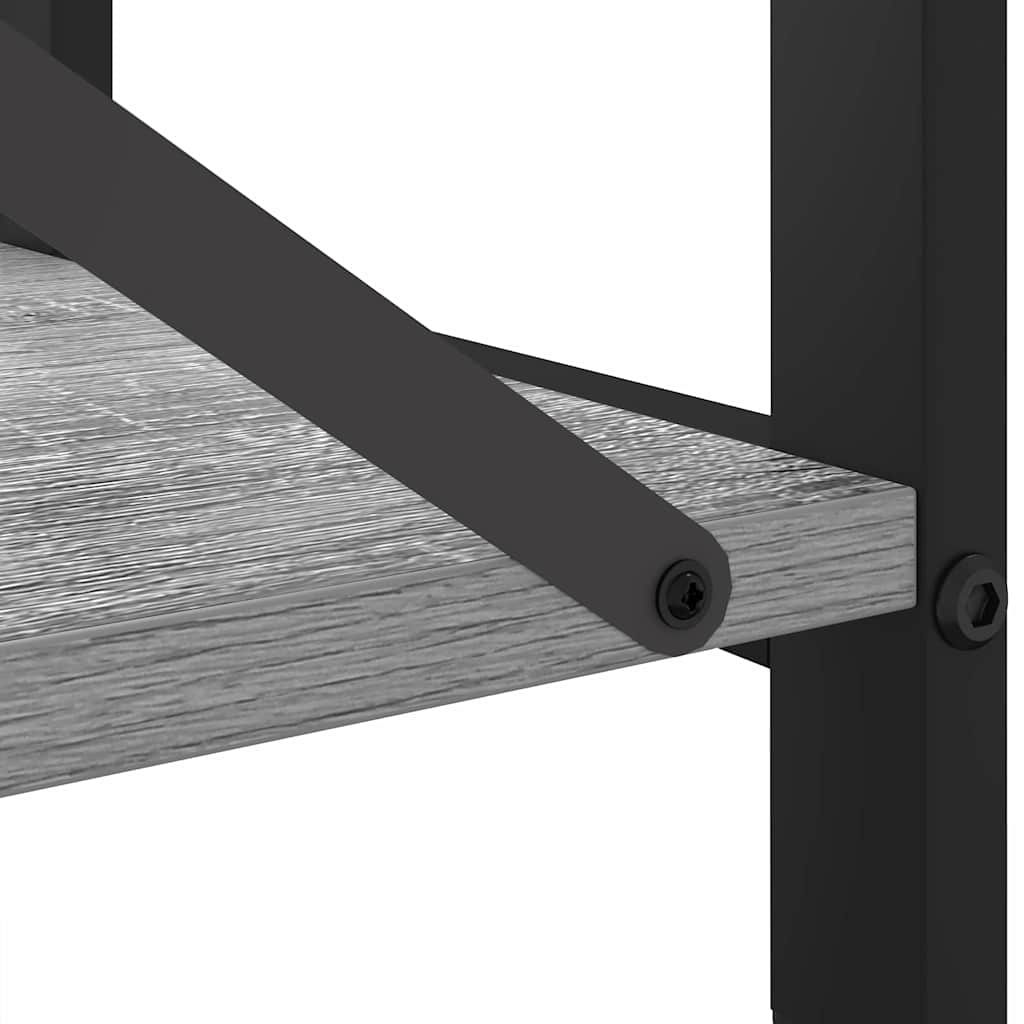 Bücherregal Grau Sonoma 80 x 30 x 50 cm Holzwerkstoff