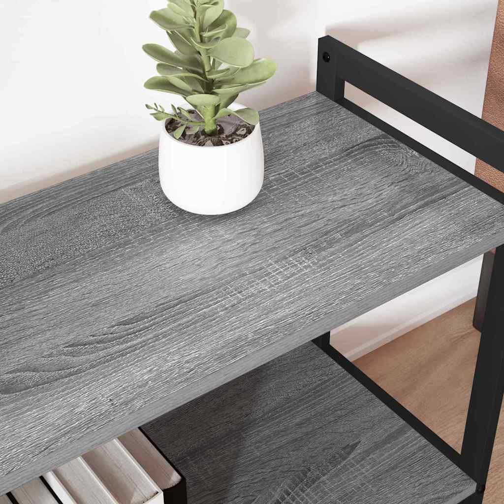 Bücherregal Grau Sonoma 80 x 30 x 50 cm Holzwerkstoff