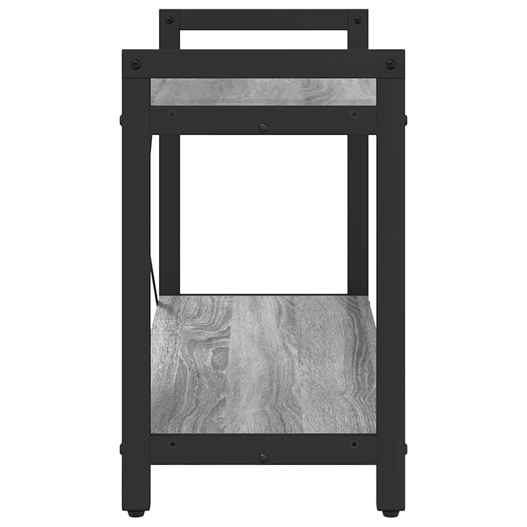 Bücherregal Grau Sonoma 80 x 30 x 50 cm Holzwerkstoff