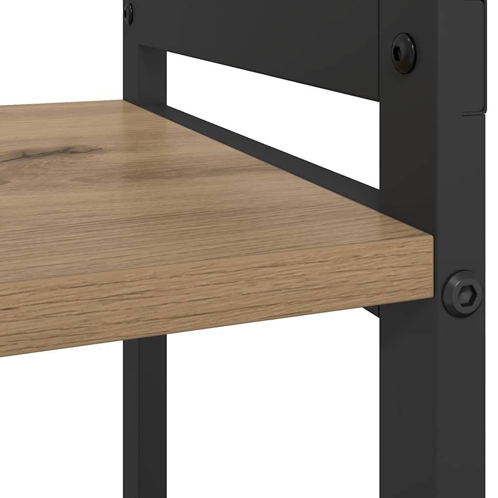 Bücherregal Artisan-Eiche 80 x 30 x 50 cm Holzwerkstoff