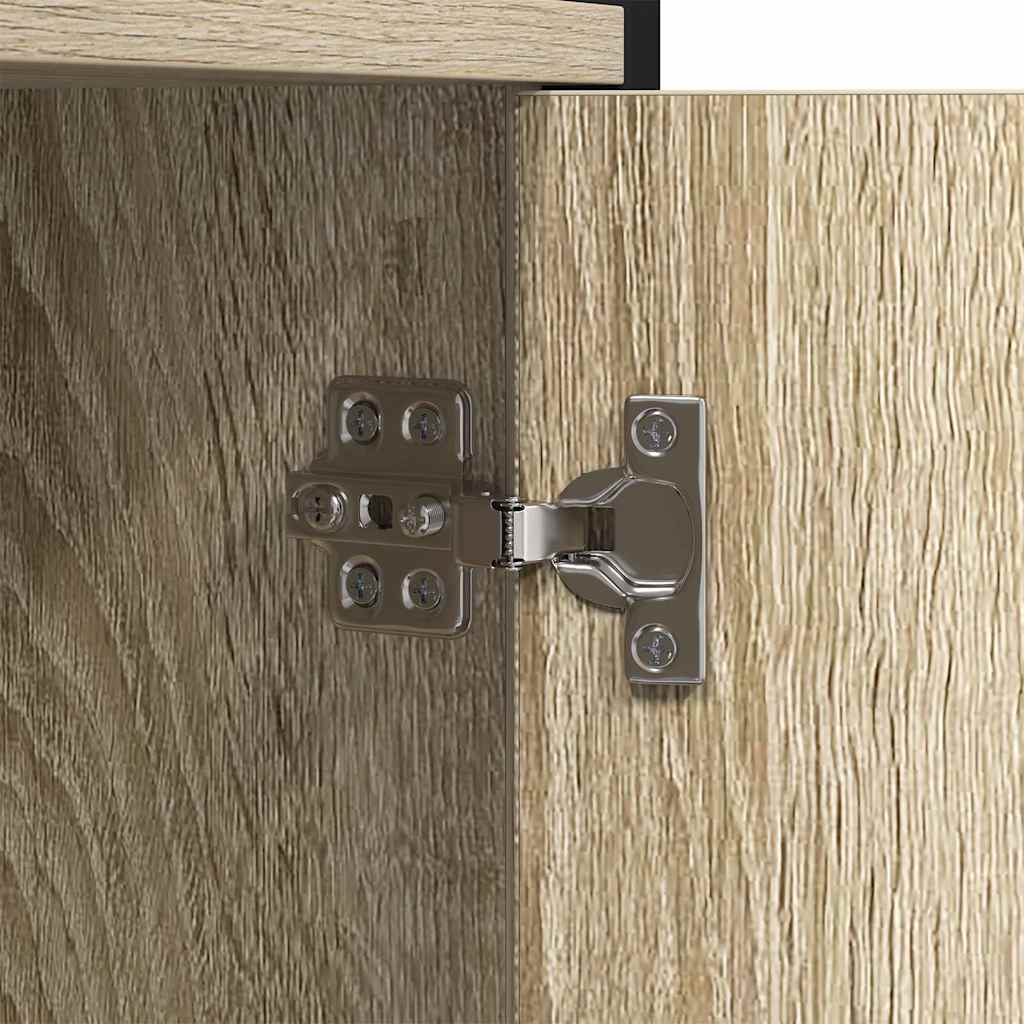 Bücherregal Sonoma-Eiche 80 x 30 x 155,5 cm Holzwerkstoff