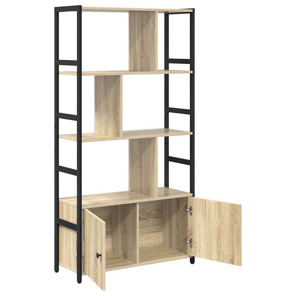 Bücherregal Sonoma-Eiche 80 x 30 x 155,5 cm Holzwerkstoff