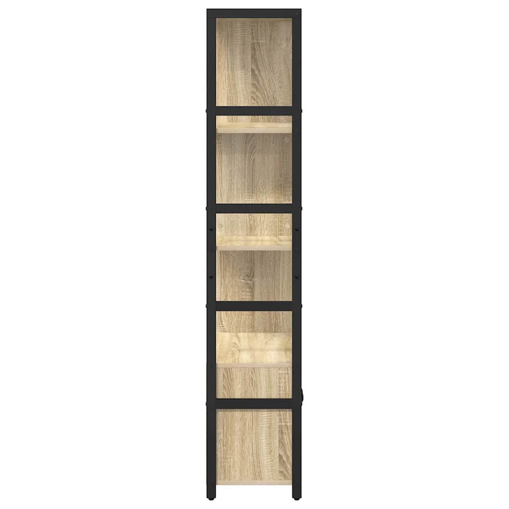 Bücherregal Sonoma-Eiche 80 x 30 x 155,5 cm Holzwerkstoff
