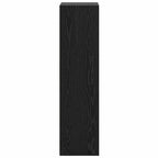 Bücherregal Schwarz Eichen-Optik 40 x 30 x 114 cm Holzwerkstoff