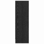 Bücherregal Schwarz Eichen-Optik 80 x 24 x 76 cm Holzwerkstoff