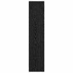 Bücherregal Schwarz Eichen-Optik 80 x 24 x 109 cm Holzwerkstoff