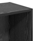 Bücherregal Schwarz Eichen-Optik 40 x 30 x 152 cm Holzwerkstoff