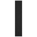 Bücherregal Schwarz Eichen-Optik 40 x 30 x 152 cm Holzwerkstoff