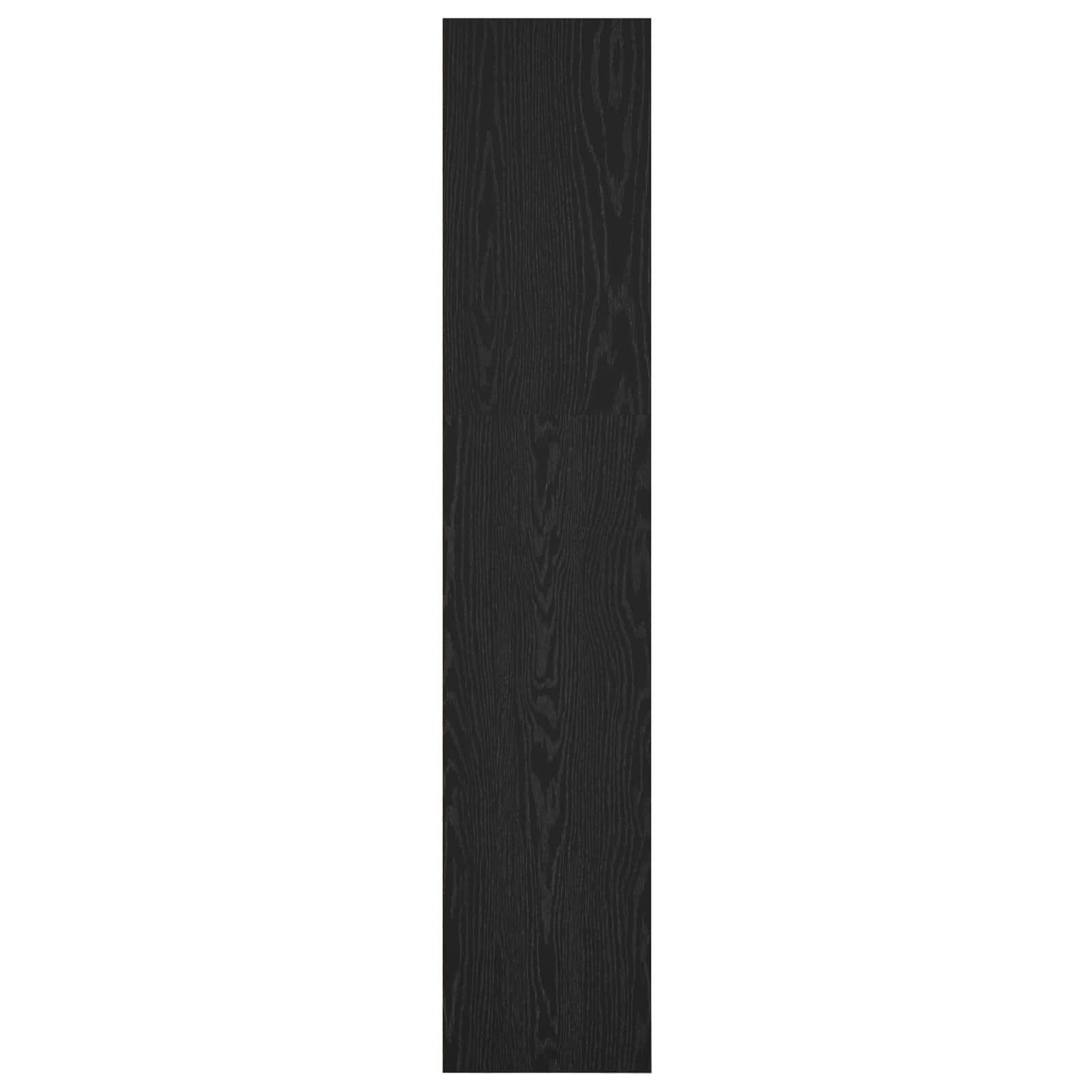 Bücherregal Schwarz Eichen-Optik 40 x 30 x 152 cm Holzwerkstoff