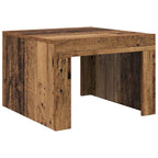 Couchtisch Altholz 50 x 50 x 35 cm Holzwerkstoff