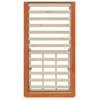 Bettrahmen Wachsbraun 75 x 190 cm Massives Kiefernholz