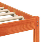 Bettrahmen Wachsbraun 90 x 190 cm Massives Kiefernholz