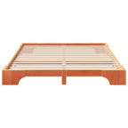 Bettrahmen Braun 160 x 210 cm Massives Kiefernholz