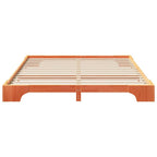 Bettrahmen Braun 200 x 210 cm Massives Kiefernholz