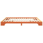 Bettrahmen Braun 200 x 210 cm Massives Kiefernholz