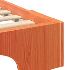 Bettrahmen Braun 160 x 220 cm Massives Kiefernholz