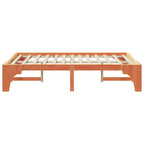 Bettrahmen Braun 120 x 190 cm Massives Kiefernholz