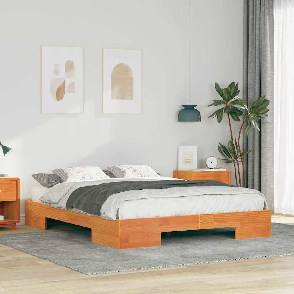 Bettgestell Braun 160 x 200 cm