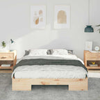 Bettgestell Braun 140 x 200 cm