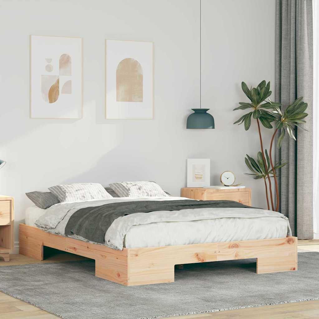 Bettgestell Braun 120 x 200 cm