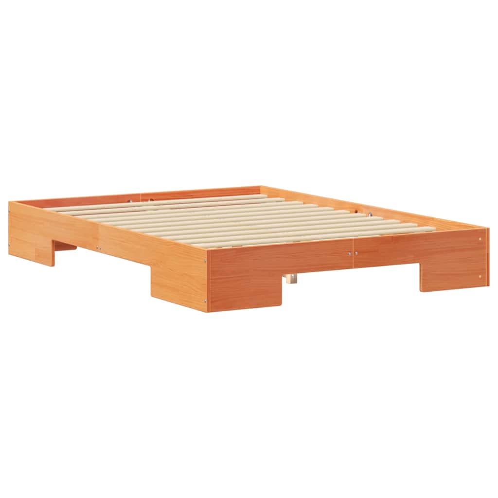 Bettgestell Braun 140 x 190 cm