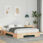 Bettgestell Braun 135 x 190 cm