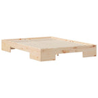 Bettgestell Braun 135 x 190 cm