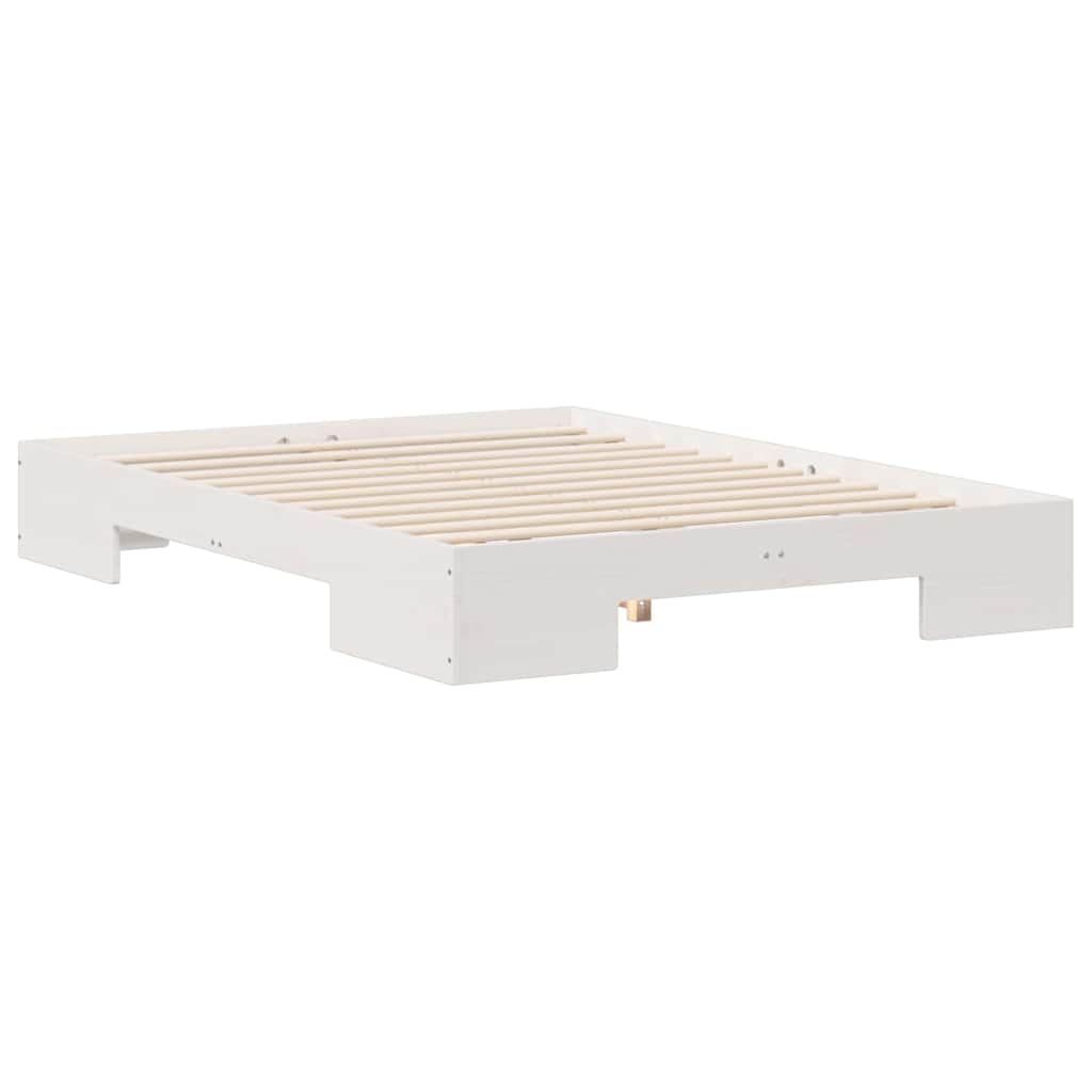Bettgestell Weiß 135 x 190 cm