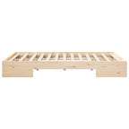 Bettgestell Braun 120 x 190 cm