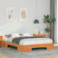 Bettgestell Braun 120 x 190 cm