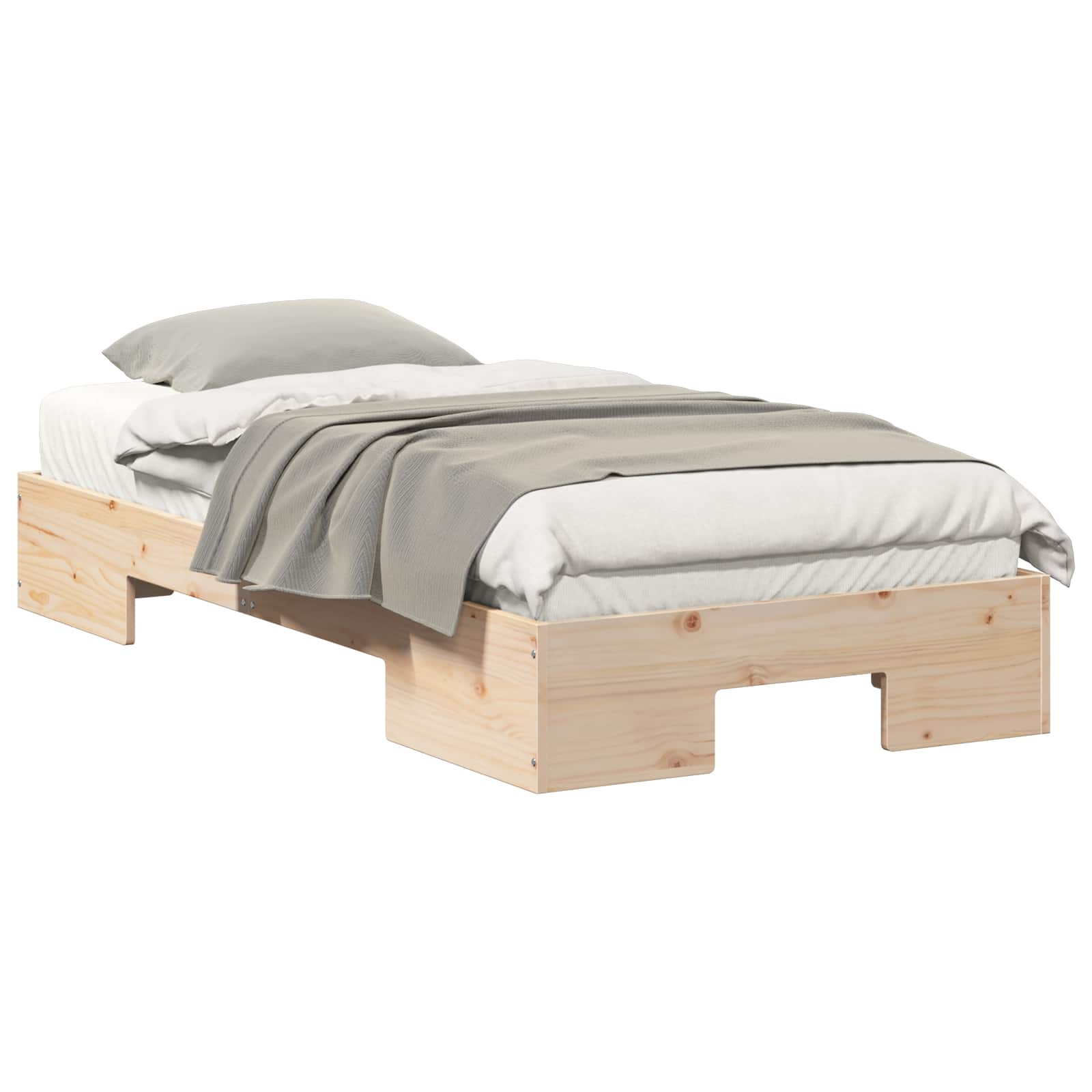 Bettgestell Braun 100 x 200 cm