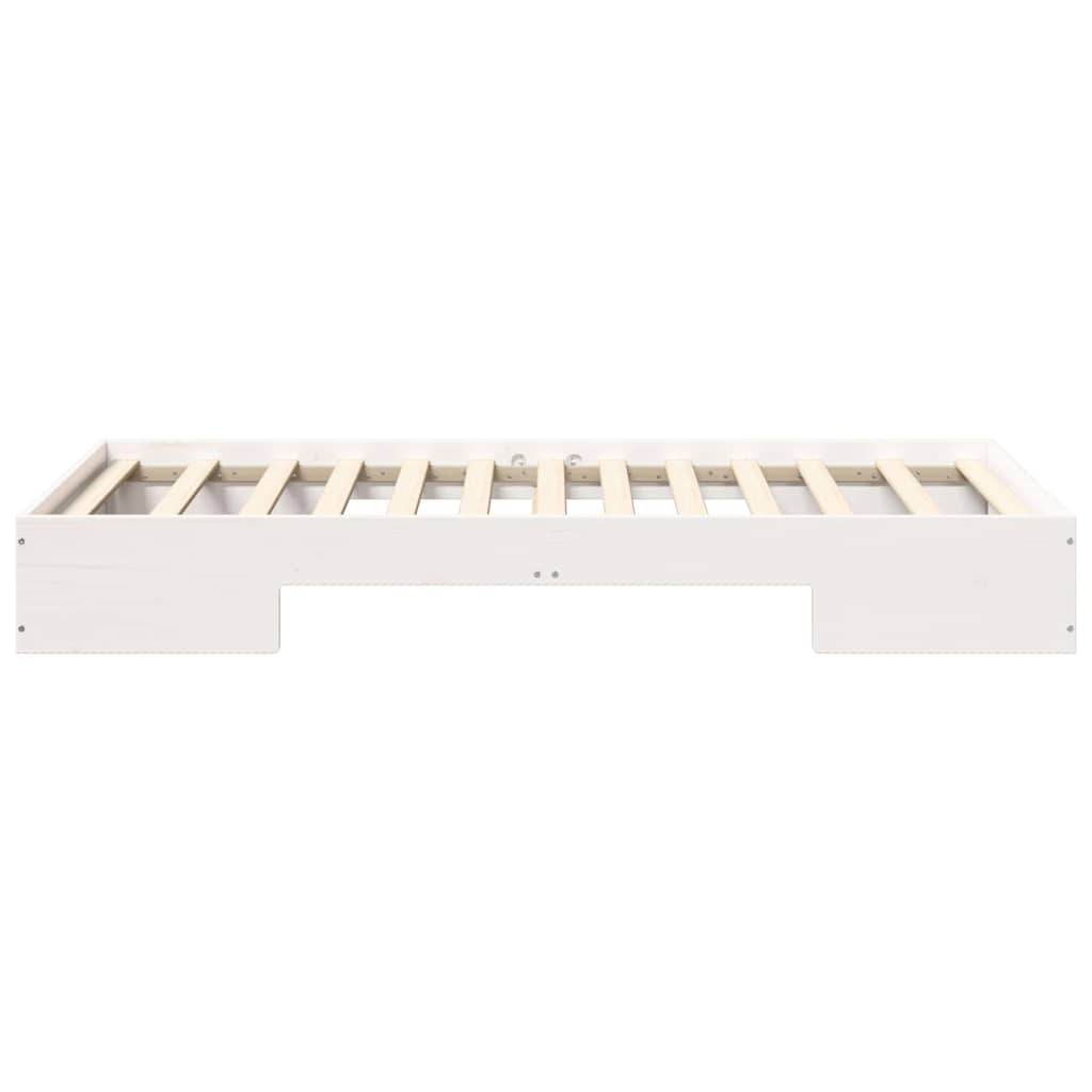 Bettgestell Weiß 75 x 190 cm