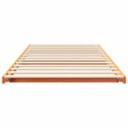 Bettrahmen Wachsbraun 100 x 200 cm Massives Kiefernholz