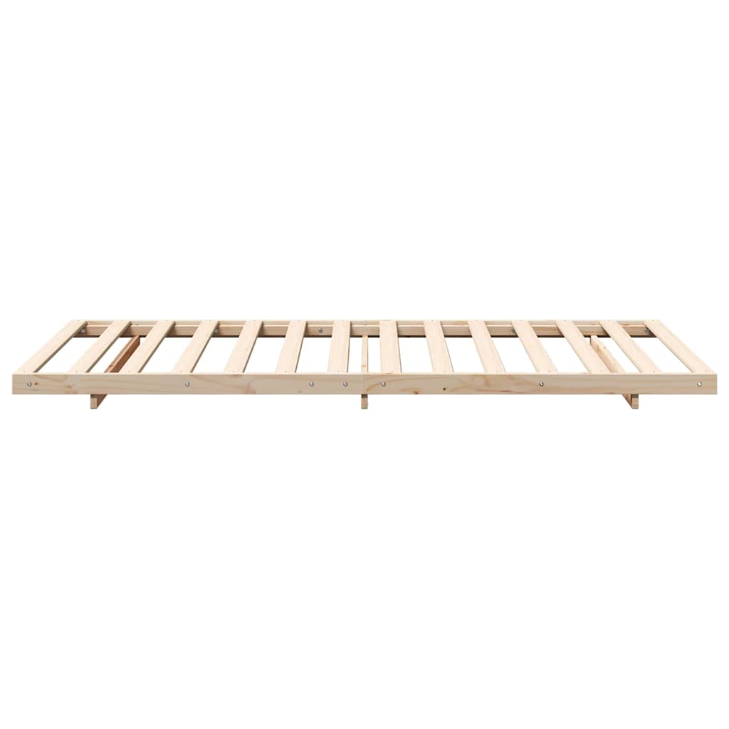 Bettrahmen Braun 80 x 200 cm Massives Kiefernholz