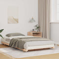 Bettrahmen Braun 90 x 190 cm Massives Kiefernholz