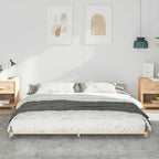 Bettrahmen Braun 200 x 210 cm Massives Kiefernholz