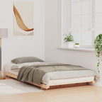 Bettrahmen Braun 80 x 220 cm Massives Kiefernholz