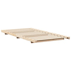 Bettrahmen Braun 80 x 220 cm Massives Kiefernholz