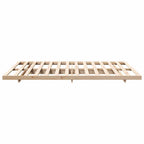Bettrahmen Braun 160 x 220 cm Massives Kiefernholz