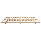 Bettrahmen Braun 200 x 220 cm Massives Kiefernholz