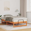 Bettrahmen Braun 75 x 190 cm Massives Kiefernholz