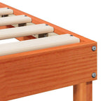 Bettrahmen Braun 90 x 210 cm Massives Kiefernholz