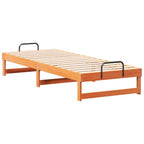 Bettrahmen Braun 90 x 210 cm Massives Kiefernholz